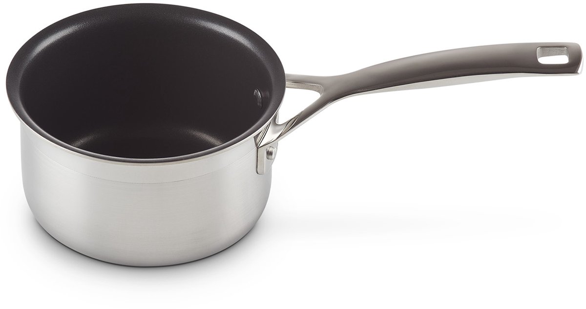 Le Creuset RVS Steelpan met anti-aanbak Ø 14cm 1,3l