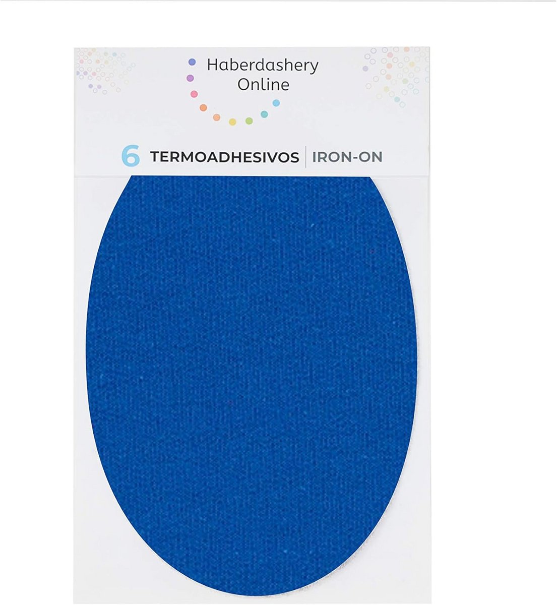 Strijkpluggen Reparatie Sportkleding 6 Stuks 14x9.5 cm Koningsblauw