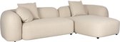 Housecraft Living Perry 3-Zitsbank Chaise Longue Rechts Beige