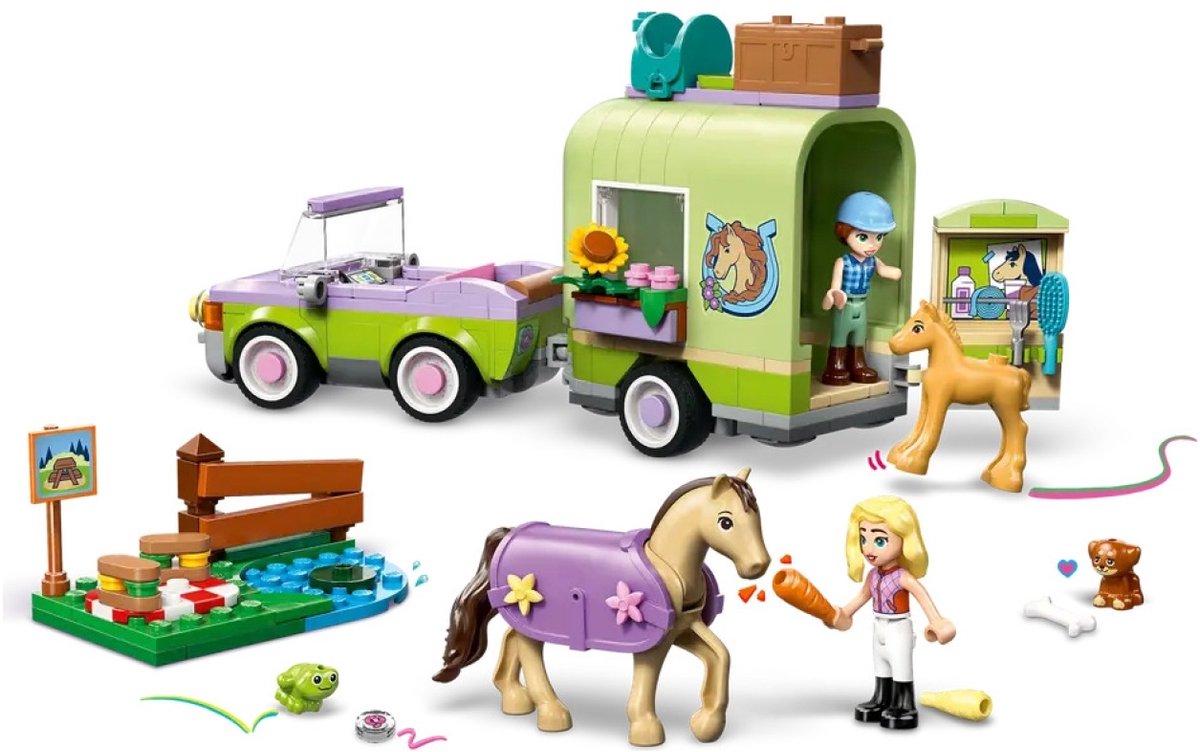 LEGO - Friends 42695 - Trailer en Paard en Veulen — afbeelding 13