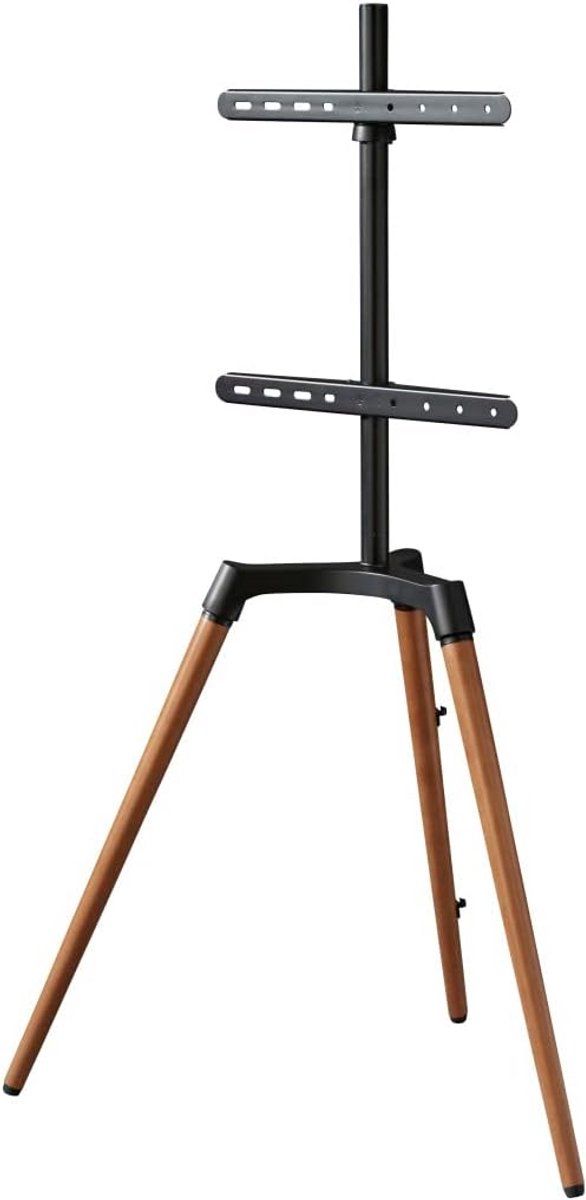 TV-standaard in ezeldesign 32-65 inch - in hoogte verstelbaar, draaibaar 140°, VESA 200x200-400x400, echt hout