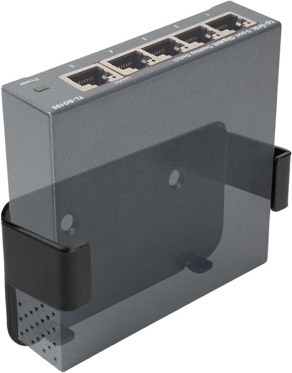 Metalen Wandhouder voor Netwerkswitch - Universele Bevestiging voor Router en Hub