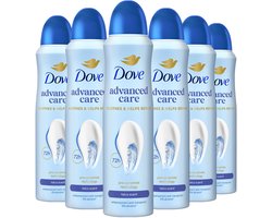 Dove - Anti-Transpirant Deodorant Spray - Advanced Care - Talco - 6 x 150 ml