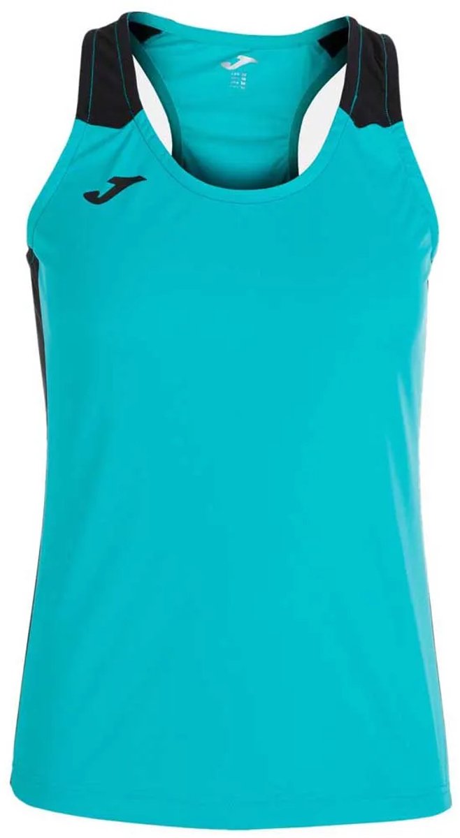 Joma Record Ii Mouwloos T-shirt Blauw L Vrouw