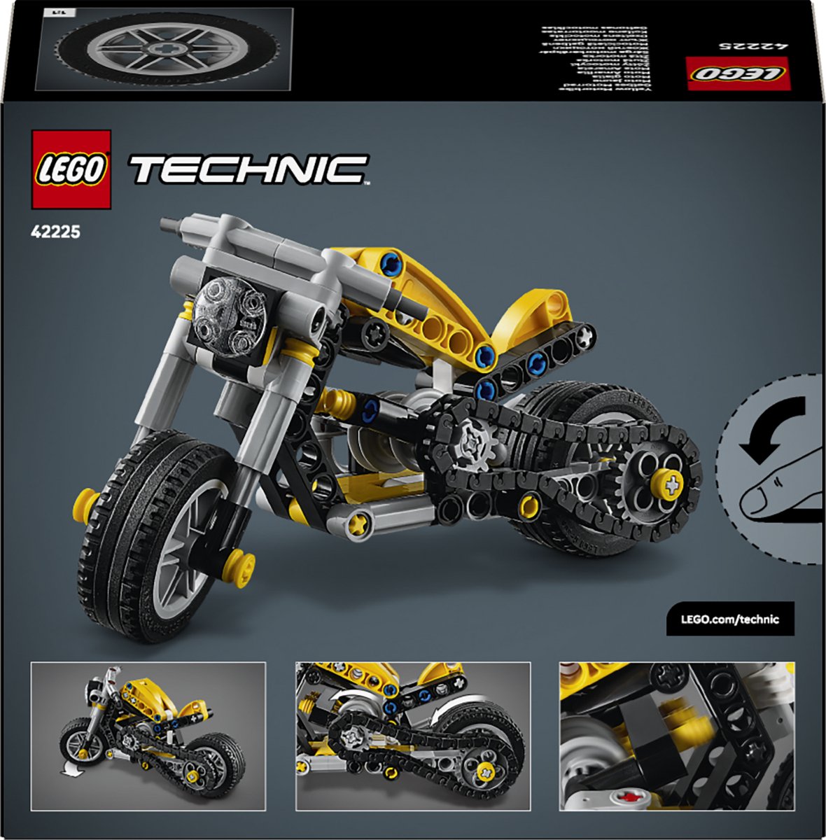 LEGO Technic - Gele Motor Speelgoed voor Kinderen vanaf 7 Jaar - 42225 — afbeelding 17