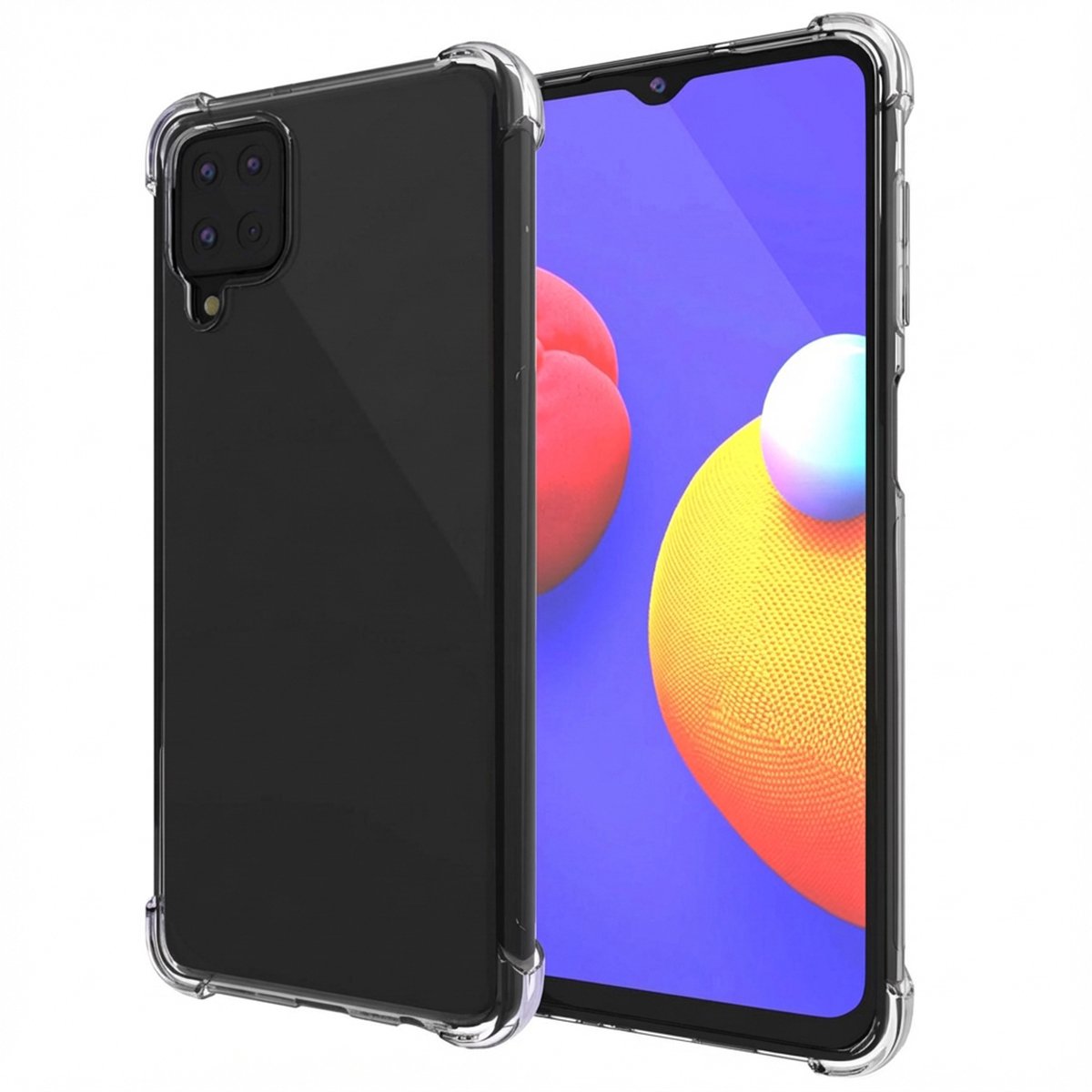 imoshion Hoesje - Geschikt voor Samsung Galaxy A12 - Shockproof Case - Transparant