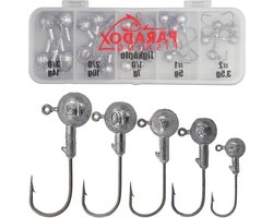 Visvinder vooroptimaalvissen- Jigkoppen set - Vissen - Complete set- Vangstgarantie - Meer controle- Snoekbaars - Vijfdelige set - Kunstvissen- Allroundgebruik - Opvallende kleuren