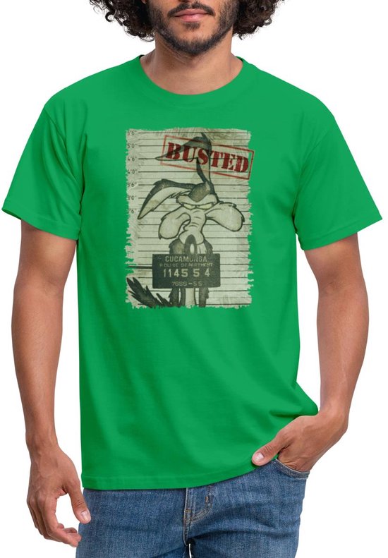 T-shirt Looney Tunes Wile E. Coyote Busted pour hommes