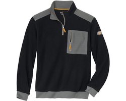 ATLAS FOR MEN - Fleece coltrui met rits - Heren - Verkrijgbaar in grote maten - L