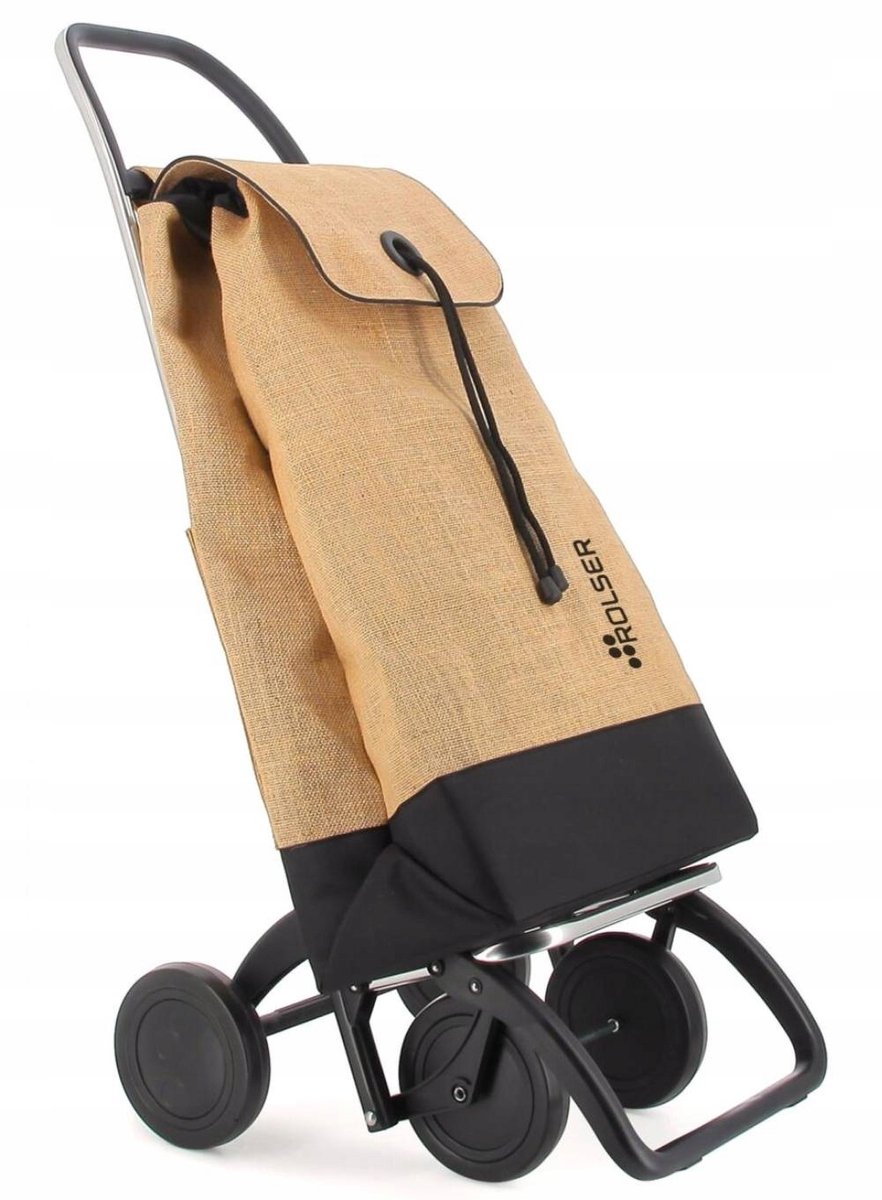 Rolser I-MAX Yute Bi 4-wiel Rolltas - Natuurlijk/Zwart