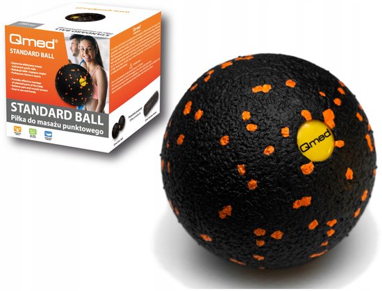 Qmed Massagebal EPP 8cm - Harde Bal voor Spierherstel & Triggerpoint | bol