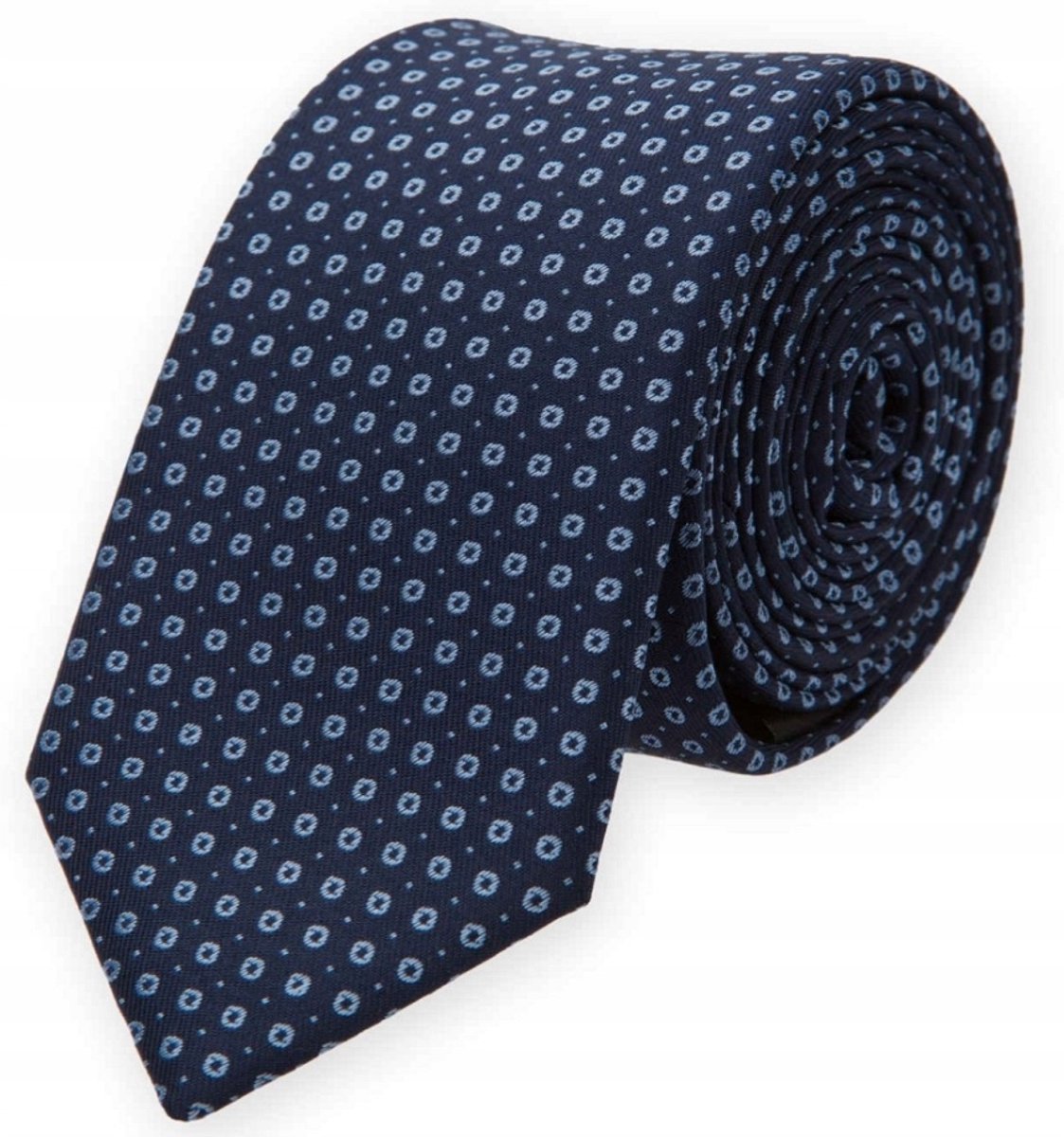 Lancerto Heren Strik Das Marineblauw Microdessin - Model 239