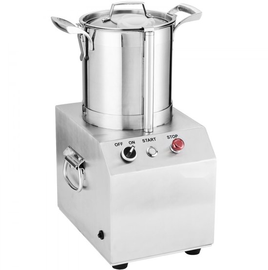 Keukenmachine Foodprocessor - Groentehakker - 4 L Capaciteit - RVS Voedselveilig - 2 Extra S-messen - Multifunctioneel Voor Groente Fruit Noten Granen — afbeelding 4
