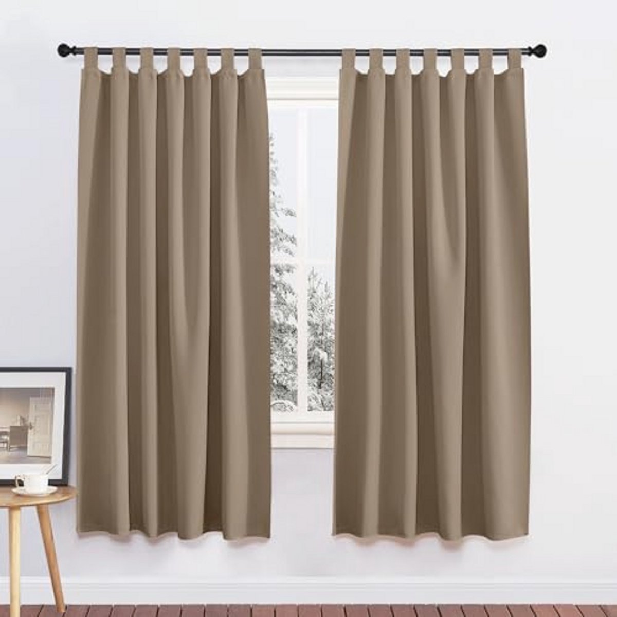 Verduisterende Gordijnen 140x175cm, Thermische Isolatie voor Woonkamer en Slaapkamer, 2 St