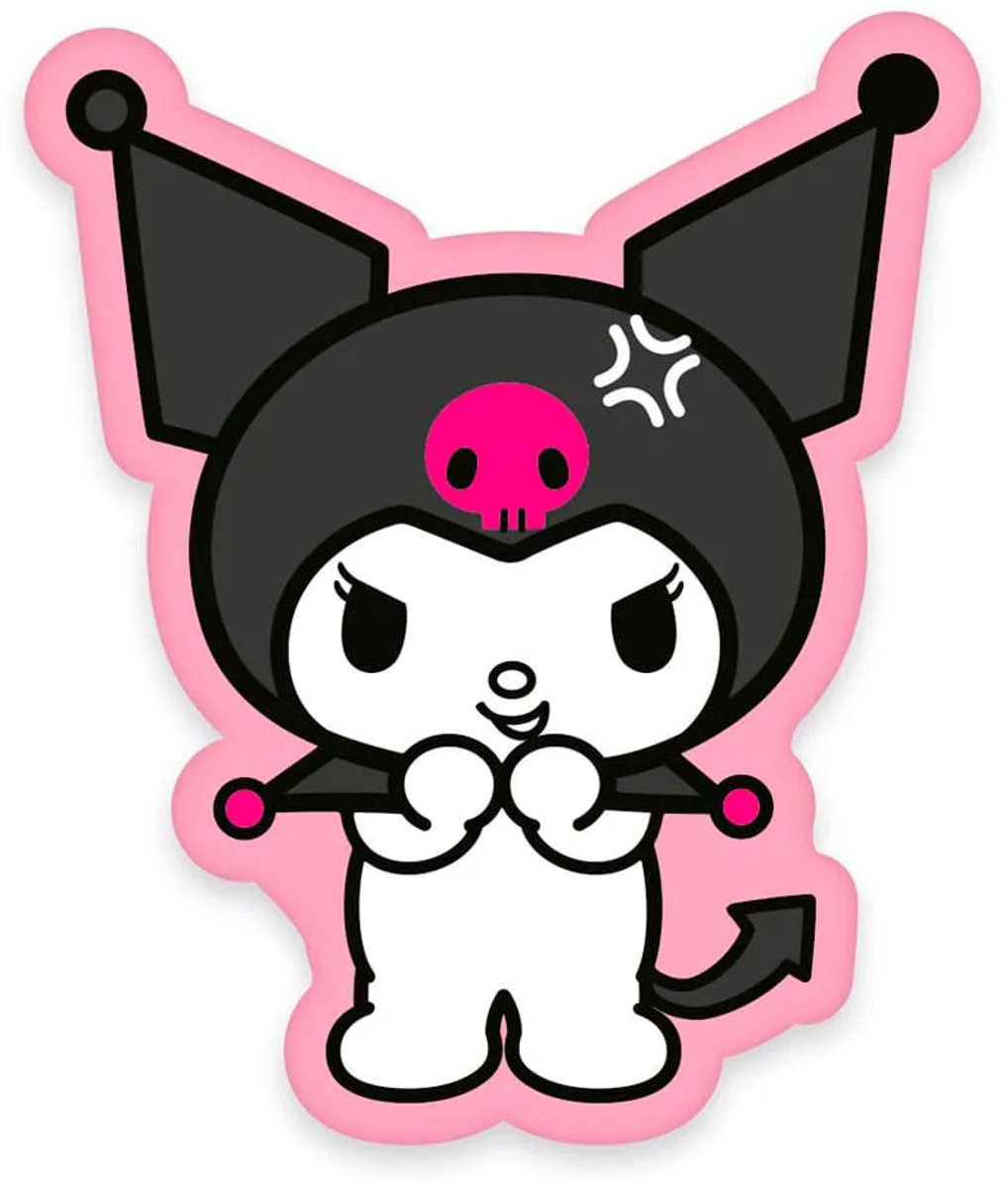 Herding: Animation: Hello Kitty - Kuromi Pillow (Pink) 100% Polyester