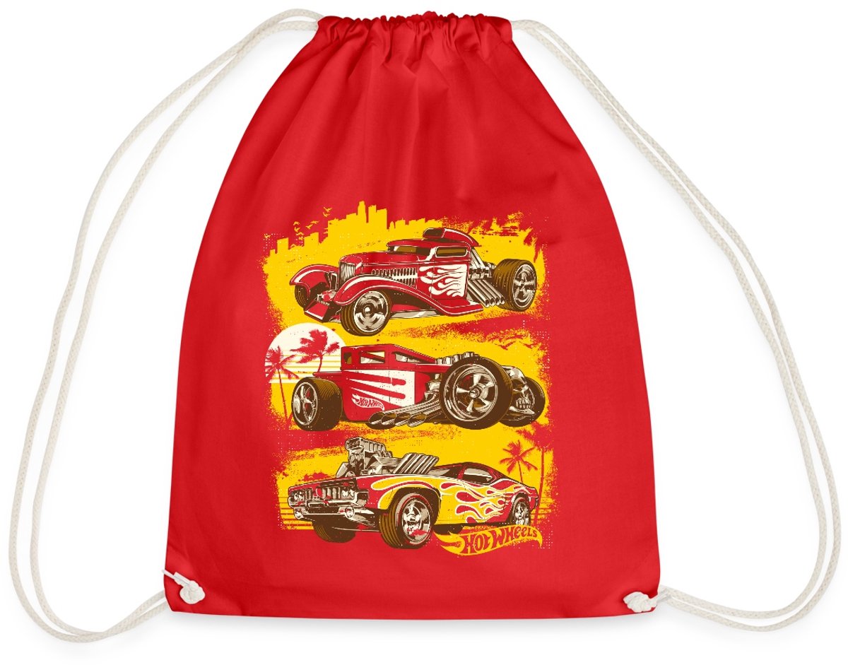 Hot Wheels Drie Automodellen Gymtas