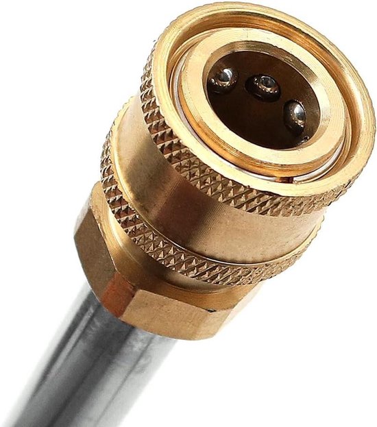 Hoge Druk Reiniger Aansluiting 1/4" Snelle Verbinding Accessoires voor Schuimpistool en Auto Wasbeurt van Merkloos	 — afbeelding 3