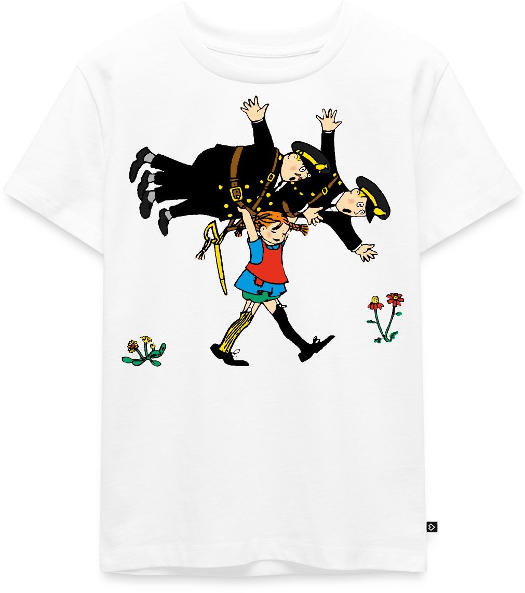 Pippi Langkous Pippi En De Politie Premium T Shirt Kinderen