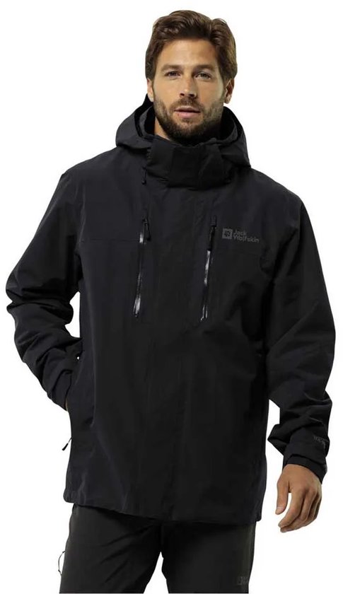 Jack Wolfskin Jasper 2l Jas Zwart L Man