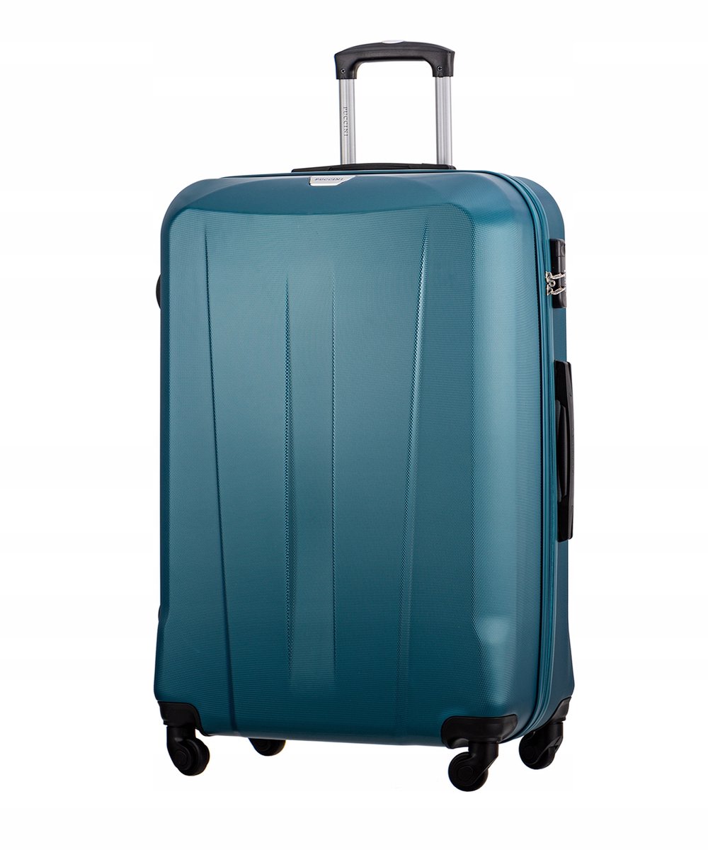 Puccini Grote Reiskoffer Hard ABS Donkergroen 77cm 94L