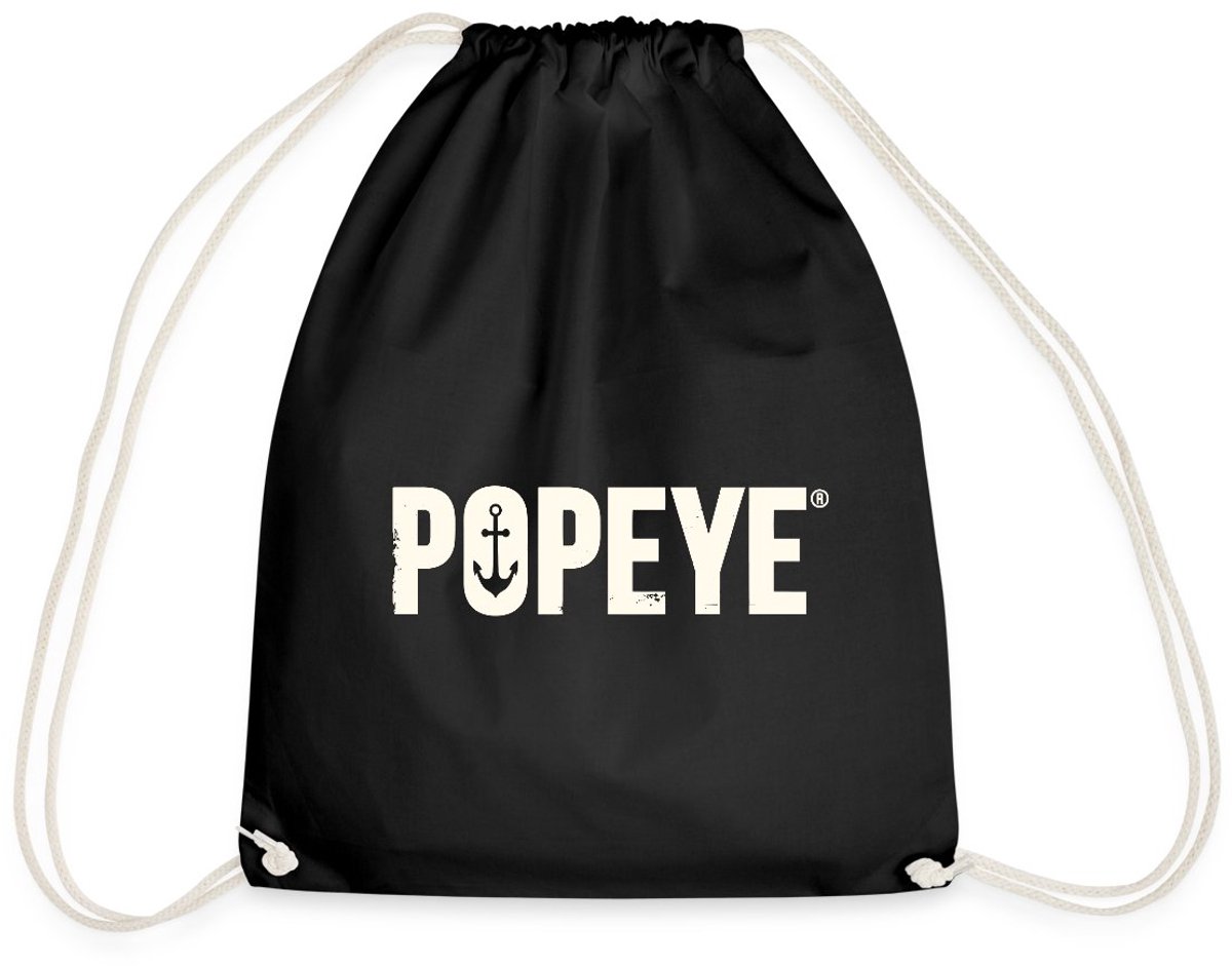 Popeye White Titel Gymtas