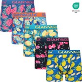 GIANVAGLIA® 5-Pack Heren Boxershorts - Ultra Soft Cotton - Printjes - Ondergoed - Onderbroek - 5073 - Maat L