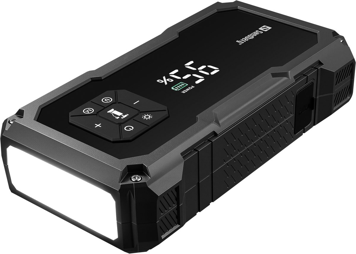 Sandberg Powerbank Jumpstarter met Luchtpomp en LED Zaklamp - afbeelding 2