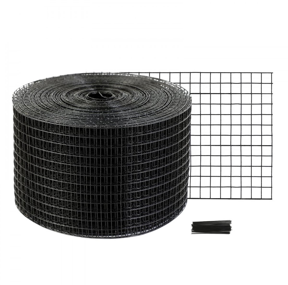 Vogelwering voor zonnepanelen - Zonnepaneelgaas - Afmeting 20,3 m x 30,5 cm - Maas 1,27 cm - Roestwerende PVC-coating - Inclusief 50 ringdraden - Duivenwerend
