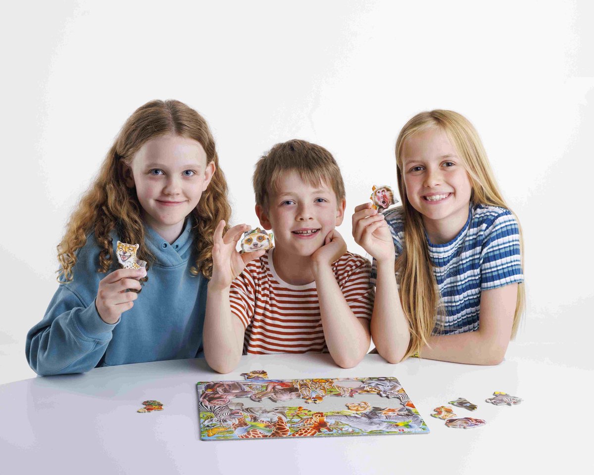 Larsen Nederland met provincies en vlaggen – Puzzel – Kaarten & Geografie – Nederland – Educatieve legpuzzel voor kinderen – 48 stukjes – Gemaakt in Noorwegen – Extra dikke 2,5 mm stukjes – Tray met vaste rand — afbeelding 13