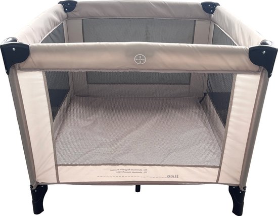 MamaLoes Inklapbare Box voor Baby - Beige - Compacte Kinderbox - Inclusief draagtas - Luuk van Mamaloes — afbeelding 5