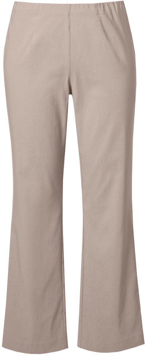 Ulla Popken - Dames - Bengalin broek - Cement - Maat 21