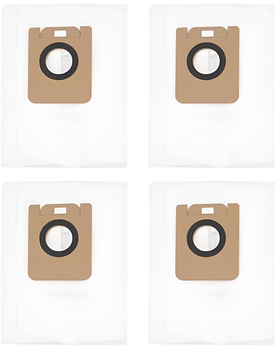 4x Stofzuigerzakken geschikt voor Dreame Z10 Pro / L10 Plus - Stofzak