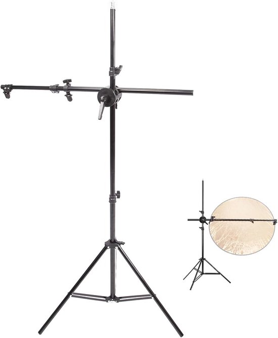 Photo Studio 200cm Adjustable Light Stand with 174cm