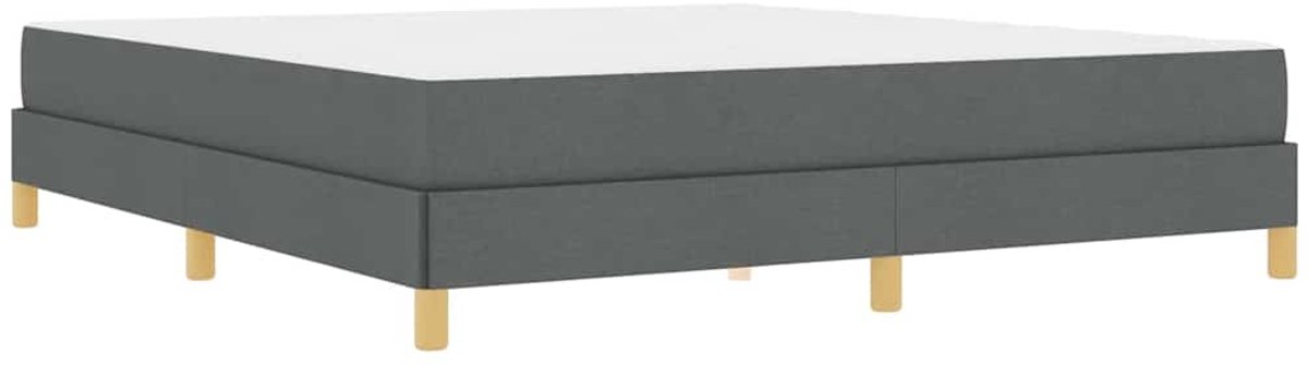 Tweepersoonsbed | Dubbelbed | Volwassenenbed | Boxspring bed Donkergrijs en Bruin 180 x 200 cm