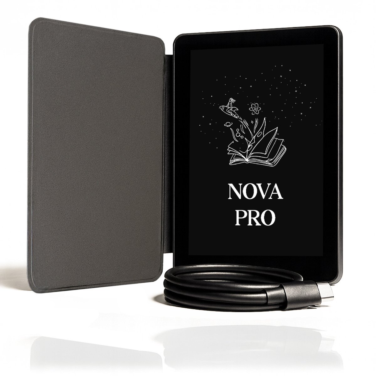 SwayTosh E-Reader Nova Pro – 6 inch 2025 – 64GB + Cloud Opslag – Ereader Met Luxe Hoes – Storytel-Ondersteuning - Nachtmodus en Comfort Light – E Reader Voor Ebook & Luisterboeken – Met Oplaadkabel - SwayTosh - €128,00