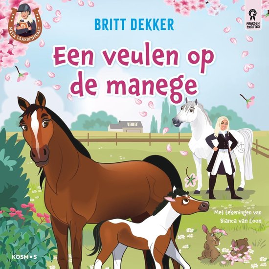 Een veulen op de manege - cover
