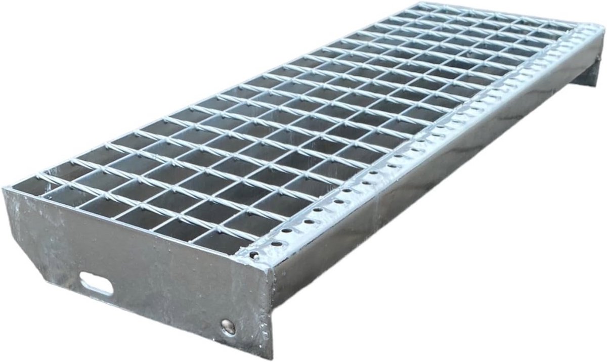 Metalen traptreden voor buitentrappen, antislip en duurzaam, 800 x 240 mm, 4 stuks