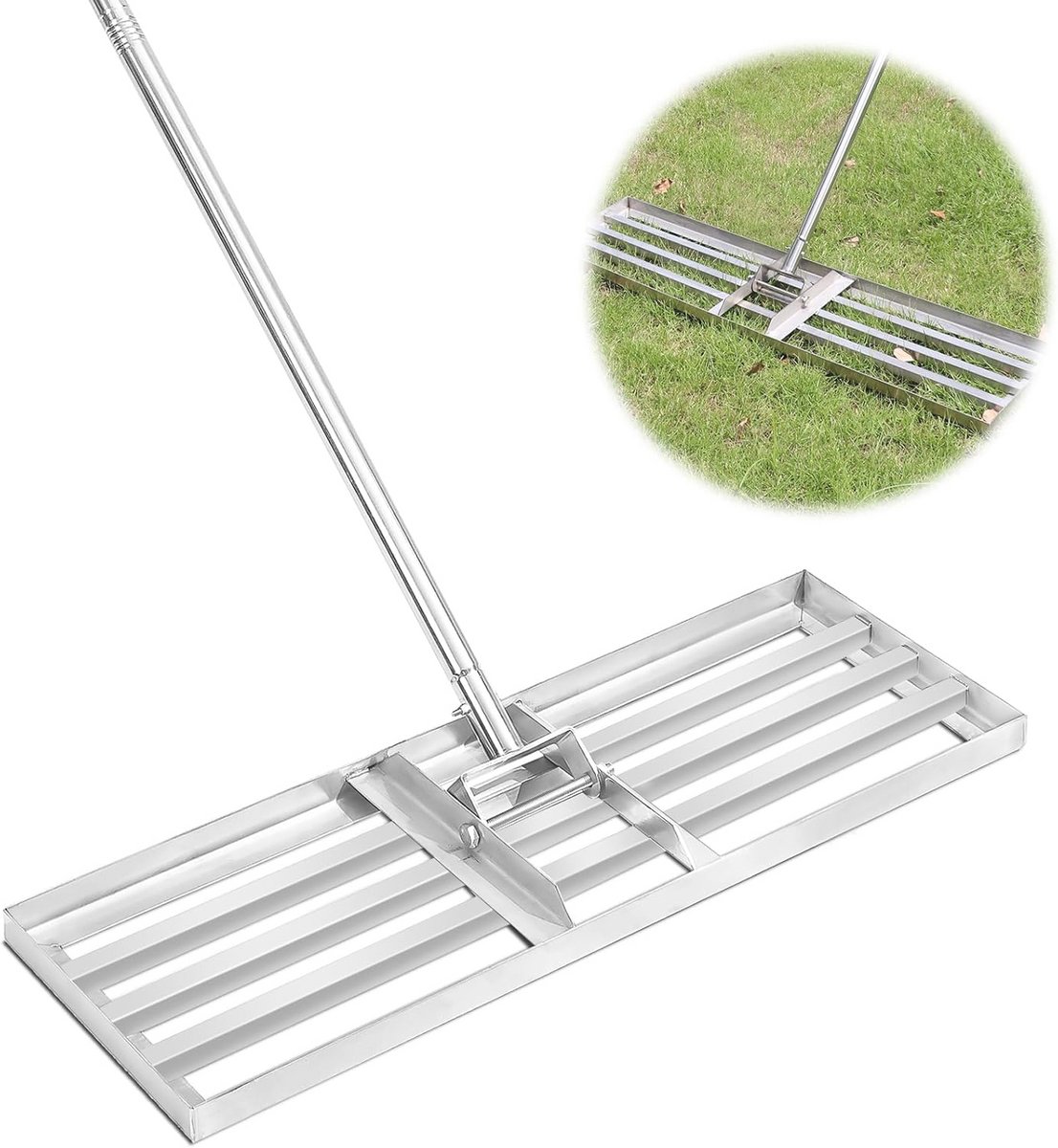 Heavy-Duty Gazonniveller voor Tuin en Golfgazon - 76 x 25,4 cm