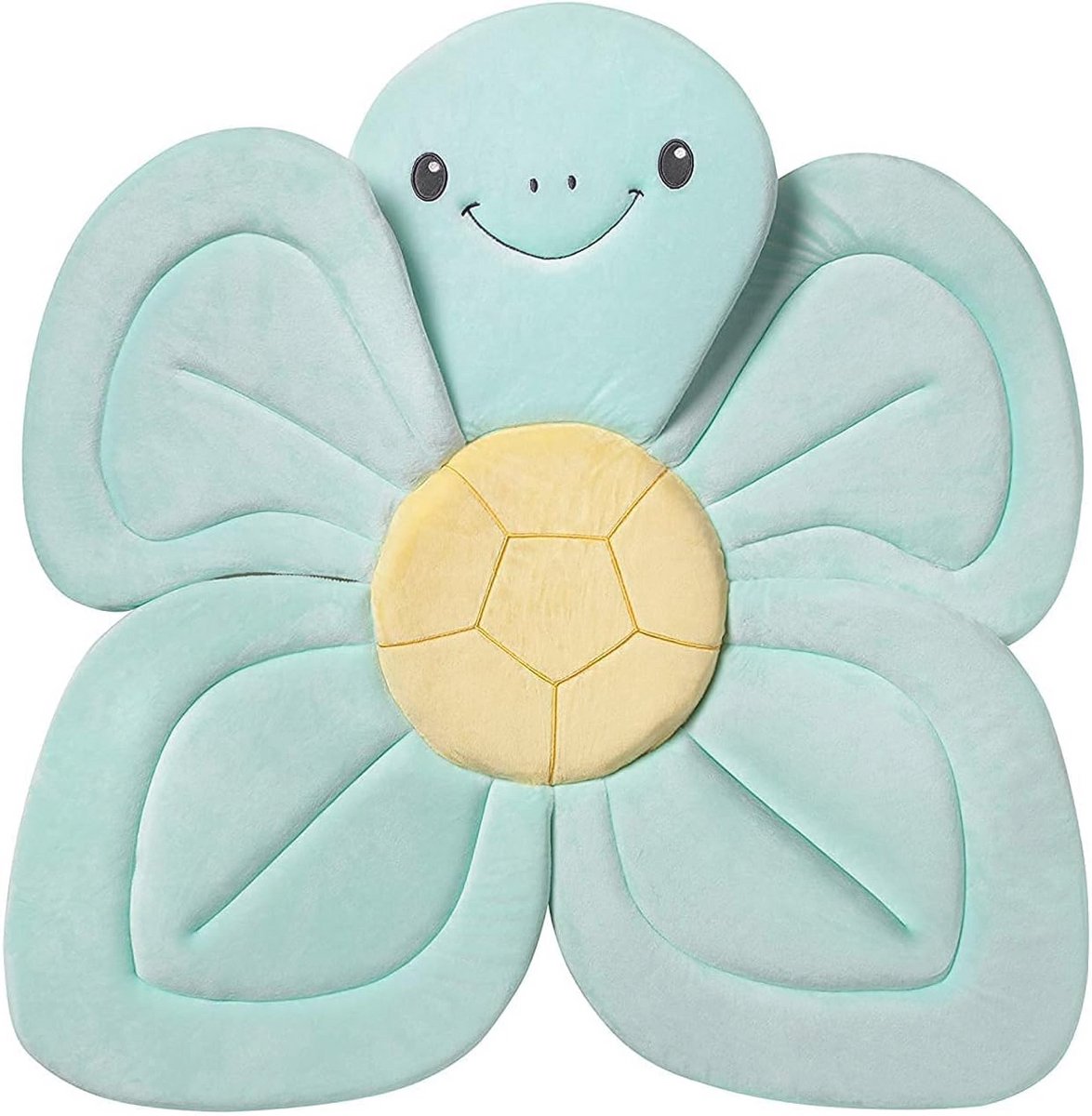 Zachte Badmat voor Baby's - Opvouwbare Badkuip Kussen in Turquoise