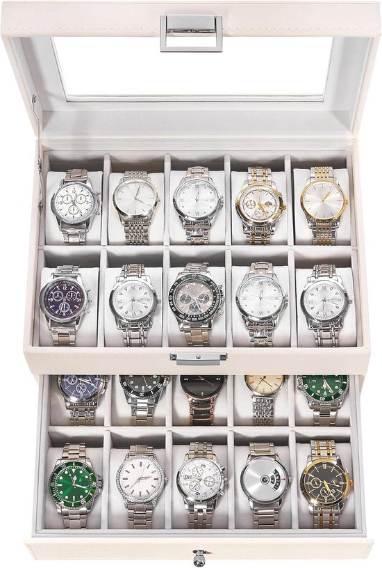 Holibanna jewellery box box organizer for men watch storage