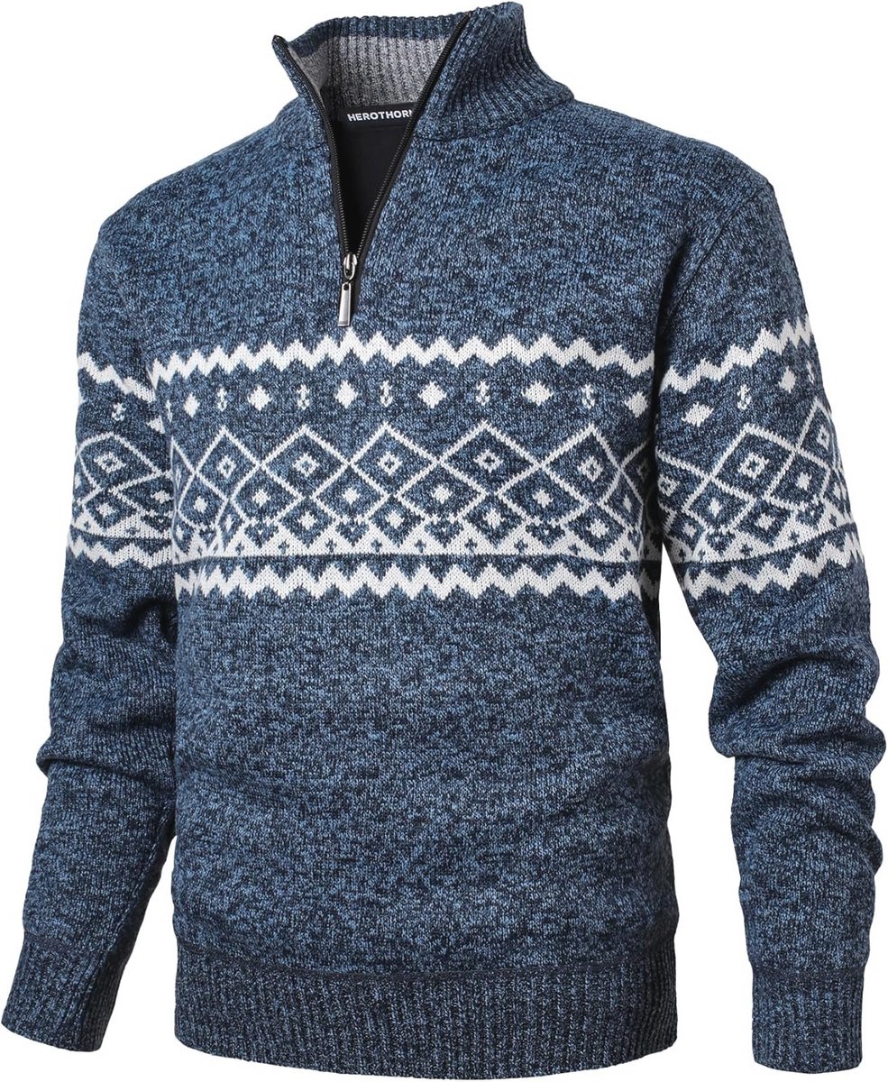 Heren trui met ronde hals, casual lange mouwen, slim fit gebreide trui voor dagelijks gebruik en feesten