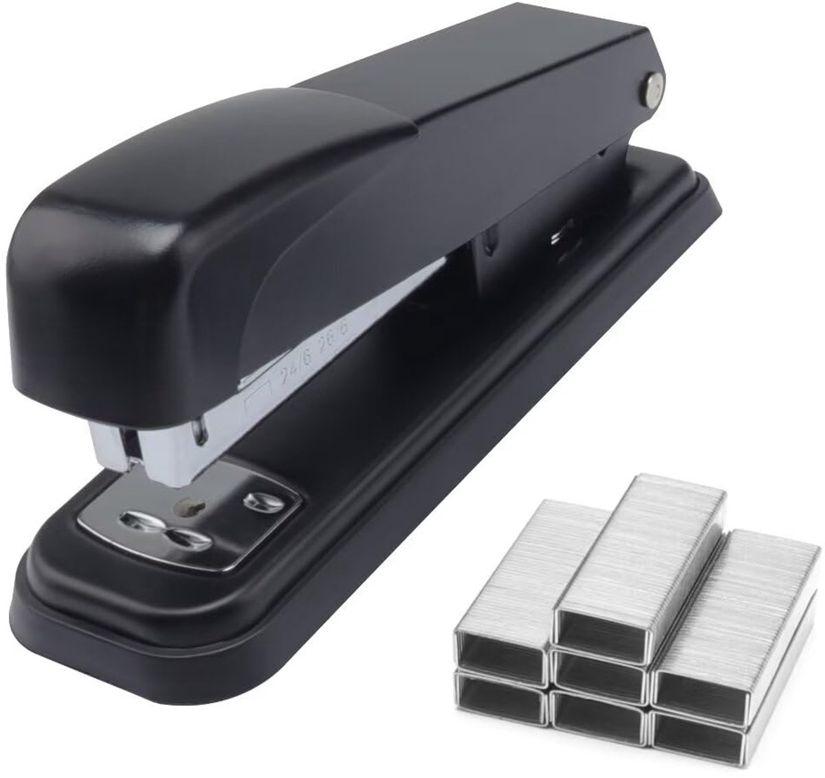 IMPERATORIS® Nietmachin Voor scholen, Kantoren en Thuis - Moeiteloos Nieten - Zwart