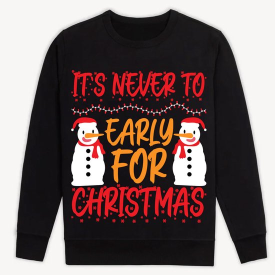 Pull Garçon NEXT 3 Ans – Thème Noël – Noir, Col Rond, Occasion Très Bon état