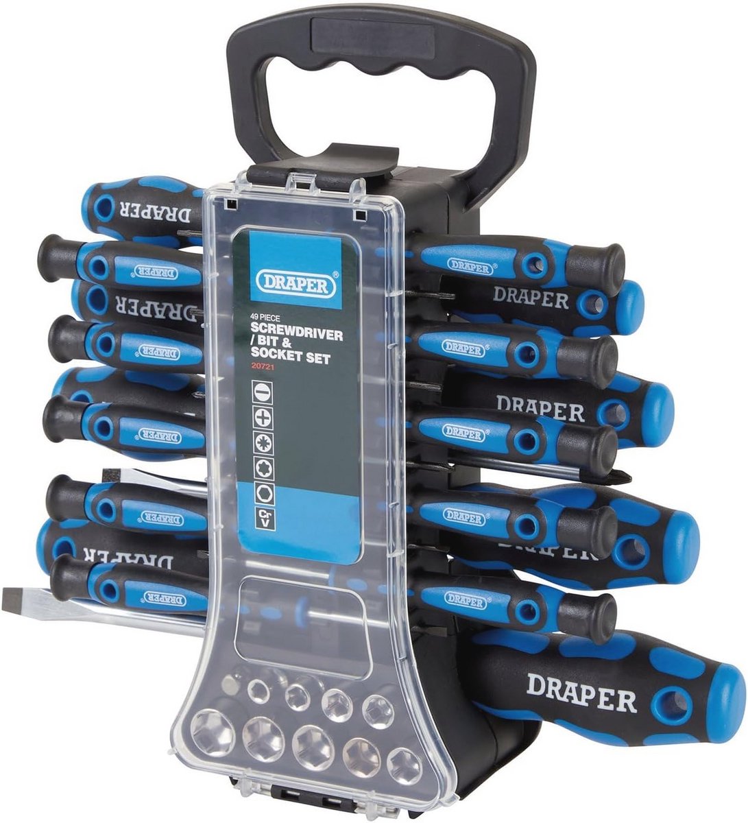 49-delige Schroevendraaier, Socket en Bit Set voor Diverse Toepassingen