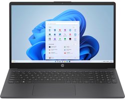 HP 15-fc0975nd AMD Ryzen™ 7 5825U Laptop 39,6 cm (15.6") Full HD 16 GB DDR4-SDRAM 512 GB SSD Wi-Fi 6 (802.11ax) Windows 11 Home Grijs