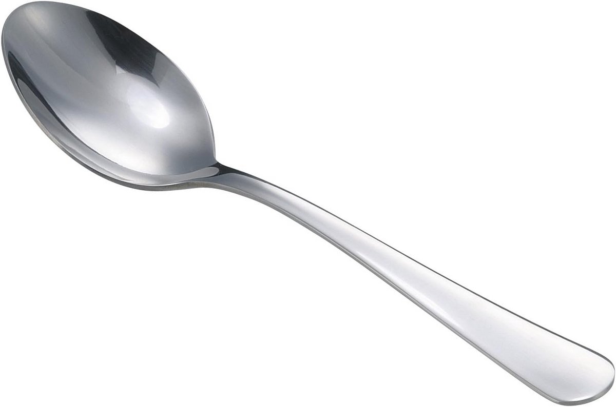 Klassieke 3-delige dessertlepel van roestvrij staal
