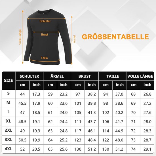 Simiya Heren Thermo-ondergoed Bovenkleding Met Lange Mouwen - Winter Binnenfleece Thermoshirt Longsleeve Functioneel Ondergoed Warm Ondergoed Mannen Ronde Hals Uitgesneden Zacht Onderhemd, grijs, M