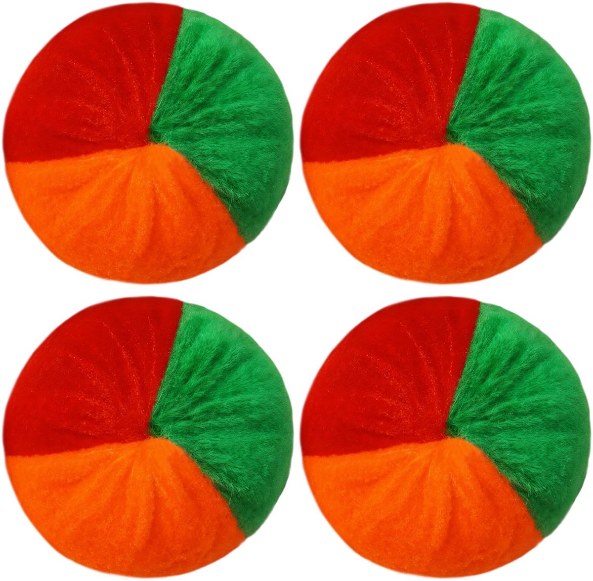 IMPERATORIS® Jongleerballenset - Zachte ballen voor beginners - Professioneel gewicht - Speelgoed voor kinderen en volwassenen - 4 stuks