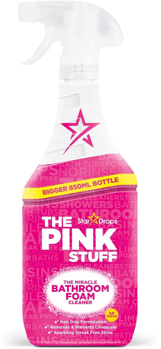 Stardrops The Pink Stuff - Bathroom Foam - Badkamer schoonmaakmiddel - 2 pack