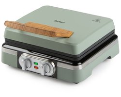 DOMO WAFFELMAKER Wafelijzer Saliegroen